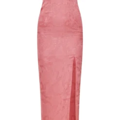 Robe Longue Bustier Rose Texturée à Fleurs 9 Robe Longue Bustier Rose Texturée à Fleurs -Jupe Lumine Soldes Boutique 01c100372756c31d092891e1255382ae43b603a6 cne8540 5