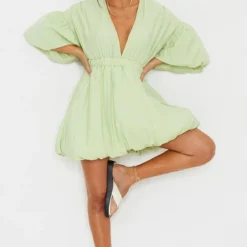 Robe Droite Pistache à Manches Et Jupe Bouffantes -Jupe Lumine Soldes Boutique 02b78cc81e429f5b55d694c69c8f843421a84cfe cmq5830 4