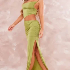 Robe Longue Moulante Vert Olive Découpée Sur Les Côtés à Bretelles Et Col Bénitier 7 Robe Longue Moulante Vert Olive Découpée Sur Les Côtés à Bretelles Et Col Bénitier -Jupe Lumine Soldes Boutique 02bd7a02c72e892b77f6c1eebfafb2d1bcd7fad6 cne1453 3