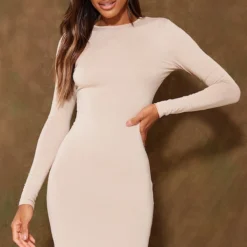 Robe Moulante Sable En Jersey à Manches Longues Avec Dos Nu Et Liens à Nouer 7 Robe Moulante Sable En Jersey à Manches Longues Avec Dos Nu Et Liens à Nouer -Jupe Lumine Soldes Boutique 02c8a9aa211f30110b09f3cc7e20358fce8a49a4 cnb8093 3