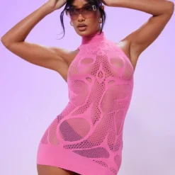 Robe Moulante Découpée Rose Sans Coutures à Col Montant 9 Robe Moulante Découpée Rose Sans Coutures à Col Montant -Jupe Lumine Soldes Boutique 037f64d91da40fb7b5f3f2e52cd501b77ee552b0 cnd2191 1