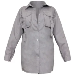 Robe Chemise Cargo Gris Anthracite à Poches Et Ceinture -Jupe Lumine Soldes Boutique 044ff6c7c9efdb79c2d5f1d13c370977709c0c4a cnb9653 5