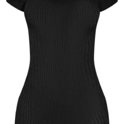 Robe Moulante Dos Nu Noire En Maille Côtelée Texturée à Mancherons 8 Robe Moulante Dos Nu Noire En Maille Côtelée Texturée à Mancherons -Jupe Lumine Soldes Boutique 04ffde88ec859ad65378109b21e47b18eb5654a0 cnd8871 5