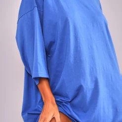 Robe T-shirt Oversize Bleu Vif à Slogan Love Au Dos -Jupe Lumine Soldes Boutique 05bba2d10d40ad598f13fa7709238092ec699bf8 cmy0909 5