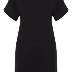 Robe T-shirt Basique Noire à Manches Courtes -Jupe Lumine Soldes Boutique 05fba098a52a07820d48b91b201d90585184d36a cls4016 3