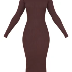 Longue Robe Moulante En Maille Chocolat à Col Montant -Jupe Lumine Soldes Boutique 0664dedd56891918b49e0969c7d2fcccb9babe16 cmt4189 6
