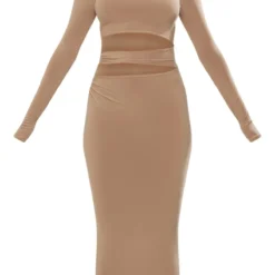 Robe Mi-longue Moulante Gris Pierre Découpée à La Taille à Détail Anneaux -Jupe Lumine Soldes Boutique 07a73e7a06940b95bba762e50c2373cda49fb8ea cnd5856 5