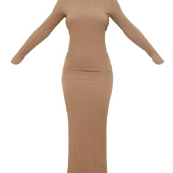 Robe Mi-longue Texturée Taupe à Manches Longues Et Dos Ouvert 9 Robe Mi-longue Texturée Taupe à Manches Longues Et Dos Ouvert -Jupe Lumine Soldes Boutique 083330df2110f773e094f02aba3044e3287abaf7 cnd4027 5