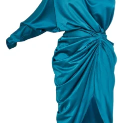 Robe Mi-longue Satinée Drapée Vert émeraude à épaule Unique 10 Robe Mi-longue Satinée Drapée Vert émeraude à épaule Unique -Jupe Lumine Soldes Boutique 0c2b66c5068ab55bfd6c01870e13d4cadbe6ed9d cmu6131 6