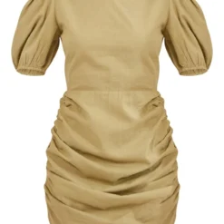 Robe Moulante Effet Lin Kaki à Col Rond Et Jupe Froncée -Jupe Lumine Soldes Boutique 0d14529c961ffa04333e3b9d152fde24bd5cf169 cnd4033 5