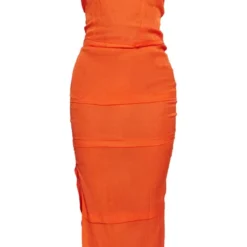 Robe Longue Texturée Orange Métalisée à Lanières Croisées Dans Le Dos -Jupe Lumine Soldes Boutique 0d39236919862f872c484e49b14ed766d4016c20 cnd1224 5