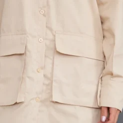 Robe Chemise Sable à Manches Longues Et Poches Cargo -Jupe Lumine Soldes Boutique 0d712619287dc9b643b27a26d0facc6c1e84e4bd cnd1299 4