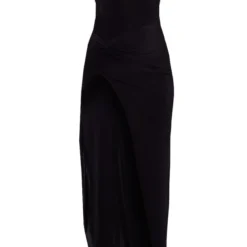 Robe Longue Moulante Noire à Bretelles Fines Et Torsade -Jupe Lumine Soldes Boutique 0dda7a8528b9255a105551301ba29f4b4ce22f02 cnb4683 5