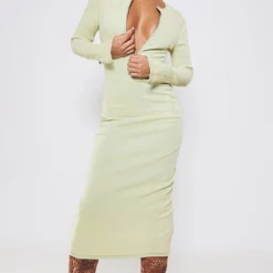 Robe Mi-longue Ajustée En Jean Délavé Javélisé à Zip Devant -Jupe Lumine Soldes Boutique 0e2143e9749960f4b64599339b7046ff14112260 cnc5723 3