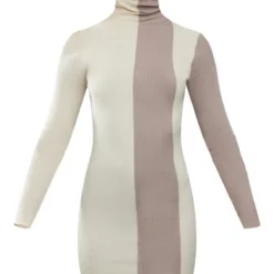 Robe En Maille Tricot Café Au Lait à Rayures Contrastantes Et Manches Longues 9 Robe En Maille Tricot Café Au Lait à Rayures Contrastantes Et Manches Longues -Jupe Lumine Soldes Boutique 0ebfe6cdb2706ccd5b616f59e6c8414b55e8597f cnb1385 5