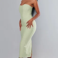 Robe Mi-longue Sauge à Détail Corset Bandage 7 Robe Mi-longue Sauge à Détail Corset Bandage -Jupe Lumine Soldes Boutique 0ef72a4ca5831c1fc242c53d2d354619977c4e3c cnd1251 3
