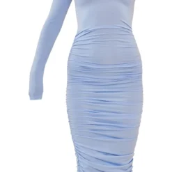 Robe Mi-longue Asymétrique Bleu Clair Froncée 9 Robe Mi-longue Asymétrique Bleu Clair Froncée -Jupe Lumine Soldes Boutique 0f67b0991d68e723d6bff372a6604cfe25330368 cnd2177 5