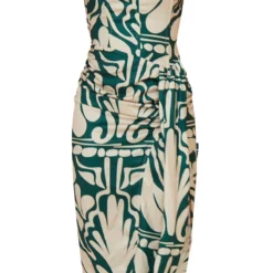 Robe Mi-longue Imprimé Abstrait Vert à Bretelles Fines Et Détail Drapé 9 Robe Mi-longue Imprimé Abstrait Vert à Bretelles Fines Et Détail Drapé -Jupe Lumine Soldes Boutique 0fc202a57ae6806edee2e53d11567afa98972a0a cmy7151 6