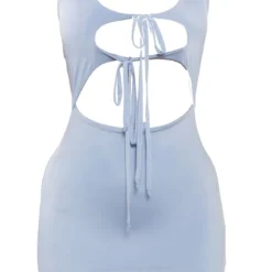 Robe Très Moulante Bleu-gris à Dos Nu Et Bretelles Croisées -Jupe Lumine Soldes Boutique 1063b3bd6aef5834b1eeeb99ed6427665582aff9 cnd7710 5