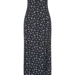 Robe Très Longue Noire Fendue à Imprimé Petites Fleurs -Jupe Lumine Soldes Boutique 1382f2cf8cb00f3fc7da2465967e0a9b15d268f3 CMF6769 3