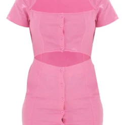 Robe Moulante Découpée Effet Lin Rose Vif à Boutons 9 Robe Moulante Découpée Effet Lin Rose Vif à Boutons -Jupe Lumine Soldes Boutique 141bcb9c5975c4f3f9ade364c71be4127f02fd84 cnd1214 5