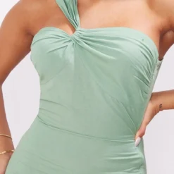 Robe Moulante Asymétrique Pistache Effet Lin à Détail Noeud -Jupe Lumine Soldes Boutique 14c9dd0e5db484b05d4484fe87763ce7059e3845 cnd5474 4