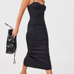 Robe Longue Tissée Noire à Détail Corset Et Bretelles 7 Robe Longue Tissée Noire à Détail Corset Et Bretelles -Jupe Lumine Soldes Boutique 15087a8e00a3de22ce555f62bd07b63be956f8c7 cnc7630 3