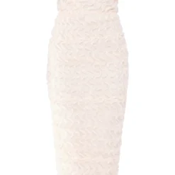 Robe Longue En Mousseline De Soie Crème Volantée à Col Bénitier Et Bretelles -Jupe Lumine Soldes Boutique 15ada408d2e97ea0d37b24ad9c62d06c50ebf3fa cne2928 5