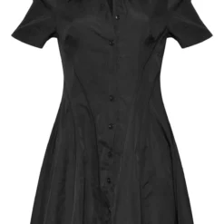 Robe Chemise Noire à Manches Courtes Et Coutures 9 Robe Chemise Noire à Manches Courtes Et Coutures -Jupe Lumine Soldes Boutique 16346d90fcb1e8ba177545c1d9fee6e348f402cb cnd4046 5