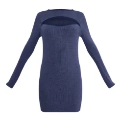 Robe Moulante Côtelée Bleue à Découpe Et Manches Longues 9 Robe Moulante Côtelée Bleue à Découpe Et Manches Longues -Jupe Lumine Soldes Boutique 163bb378408788a4d82bcc5dbab82d8c15e45a01 cnd1339 5