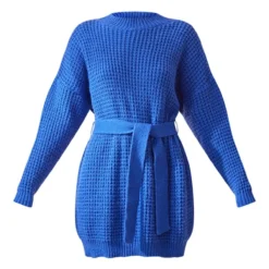 Robe Pull En Maille Tricot Gaufrée Bleu Vif -Jupe Lumine Soldes Boutique 18b9606ebccbc47f76f39f482f68ef8b5e2c7113 cnd2081 5
