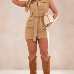Robe Très Courte Style Utilitaire En Jean Camel -Jupe Lumine Soldes Boutique 18eece57107192ca393c31a4b7651506384ba52e cnd5785 3