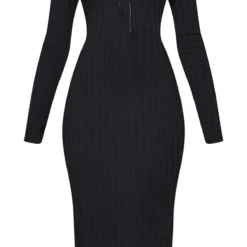 Robe Longue Côtelée Noire à Détail Lacé 9 Robe Longue Côtelée Noire à Détail Lacé -Jupe Lumine Soldes Boutique 19348d305b0b3add271ea1d997253e2eee2b1e33 cnb9656 5