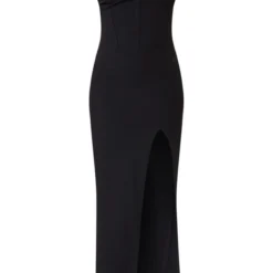 Robe Longue Noire Asymétrique à Découpes Et Détail Bonnets -Jupe Lumine Soldes Boutique 1b40396f42b81588732d8a355adb8c16e375ac05 cna3569 5