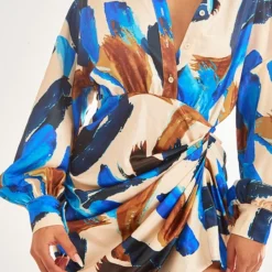 Robe Droite Satinée Multicolore Imprimé Peinture à Manches Oversize Et Jupe Drapée 8 Robe Droite Satinée Multicolore Imprimé Peinture à Manches Oversize Et Jupe Drapée -Jupe Lumine Soldes Boutique 1e7e883302ed9b33d0673d98f59364608f14c3ba cnd5885 4