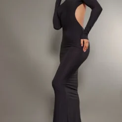 Robe Longue Moulante Noire à Col Montant Et Dos Ouvert 7 Robe Longue Moulante Noire à Col Montant Et Dos Ouvert -Jupe Lumine Soldes Boutique 1ed694bef66732d736d5d178f58a57799dfb1f98 cnb7474 3