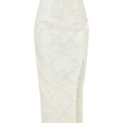 Robe Longue Bustier Crème Texturée à Fleurs -Jupe Lumine Soldes Boutique 1f4db69cf6f3dd7c2617407e6b240cf7c5f8637d cne8539 5