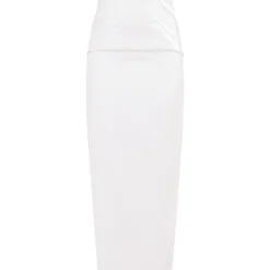 Robe Bustier Longue Satinée Blanche Repliée -Jupe Lumine Soldes Boutique 202cdec20a69b8a257697d1086c463941ceb9c52 cnd9184 5