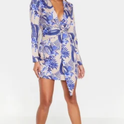 Robe Blazer Cache-coeur Nude Florale -Jupe Lumine Soldes Boutique 213e6e806d8676885f66fdb6319c80ddbbff671e cmf5088 4