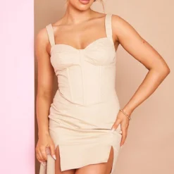 Robe Moulante Cargo Sable à Détail Corset Et Coutures Contrastantes 7 Robe Moulante Cargo Sable à Détail Corset Et Coutures Contrastantes -Jupe Lumine Soldes Boutique 2250bb64fe6d7d30dbc6bf23247bc21f078842c2 cne2866 3