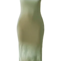 Robe Longue Douce Kaki à Bretelles Et Col Rond -Jupe Lumine Soldes Boutique 2324041cf618e78475e1b6e6bd4911bfab3463a9 cnd4058 5