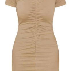 Robe Tee-shirt Sable Pâle Froncée Devant -Jupe Lumine Soldes Boutique 25d948d82e5ff600ee3a4eb6e7ee63cd30ddbd4a cnc8342 5