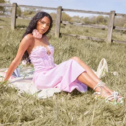 Robe-corset Fendue Mi-longue Rose Pastel Imprimé Vichy à Bordure En Dentelle 7 Robe-corset Fendue Mi-longue Rose Pastel Imprimé Vichy à Bordure En Dentelle -Jupe Lumine Soldes Boutique 2636f1be54e4cd66b1e4eaa7d54e12621dc84aac cnd8896 3