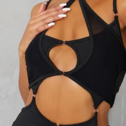 Robe Moulante Noire En Mesh Découpé à Lanières -Jupe Lumine Soldes Boutique 28143b3e42ff7789513e59db2e243e5e8dc2af08 cmt2761 5