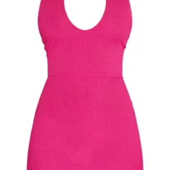 Robe Moulante Dos Nu Côtelée Rose Vif à Nouer Sur L'arrière -Jupe Lumine Soldes Boutique 2ae5e038d763d57e7ad233ea3d816786347b0754 cmv0587 6