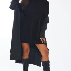 Robe Pull En Maille Tricot Gaufrée Noir Profond 7 Robe Pull En Maille Tricot Gaufrée Noir Profond -Jupe Lumine Soldes Boutique 2b84627c0a11f1f37f03b10b21f402fc586bdf08 cnc0456 3