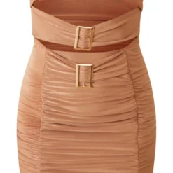 Robe Bustier Très Moulante Découpée Camel à Détail Boucles -Jupe Lumine Soldes Boutique 2d87f3387345a08a32ea84d88d7d018c03840737 cnc7760 5