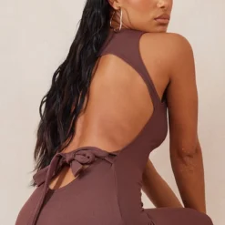 Robe Longue Chocolat Côtelée à Dos Ouvert Et Lien Taille 8 Robe Longue Chocolat Côtelée à Dos Ouvert Et Lien Taille -Jupe Lumine Soldes Boutique 2f6f150e717fca46dea1cacb52d3d3e045b7840b cmy6155 5