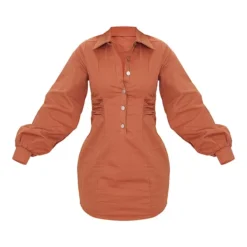 Robe Moulante Camel à Taille Froncée Et Boutons Pression -Jupe Lumine Soldes Boutique 30b4e502dd493c80302f3f577f7d57c6af1823c2 cmu2558 6