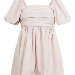 Robe Droite Crème Froncée à Manches Et Jupe Bouffantes 9 Robe Droite Crème Froncée à Manches Et Jupe Bouffantes -Jupe Lumine Soldes Boutique 317d5e1fb3fea652194954ec5da259e08b4c3550 cnd0513 5